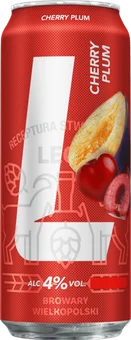 Piwo Lech wiśnia śliwka 0,5l 4% puszka widok główny