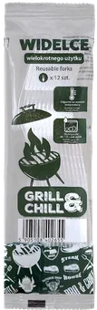 Widelce transp wielokrot użytku Grill&Chill 12szt widok główny 