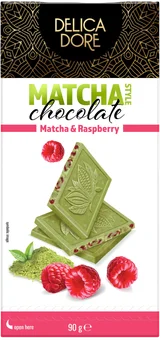 Biała czekolada matcha&raspberry Millano 90g widok 1