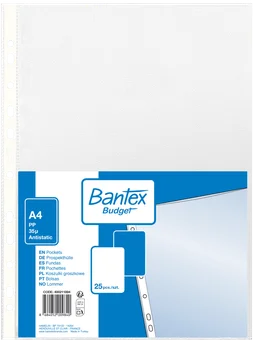 Koszulka A4 groszkowa PP Bantex 25szt SZ26 widok 1