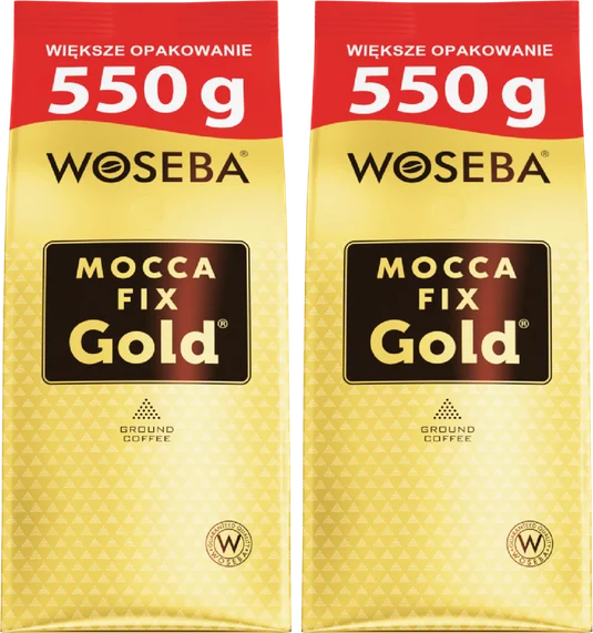 Kawa mielona Mocca Fix Gold Woseba 550g widok 1
