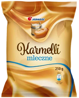 Cukierki karmelki mleczne Karmelli Jedność 250g widok 1