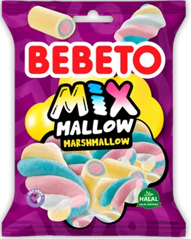 Zdjęcie produktu - Pianki mix mallow Bebeto 250g