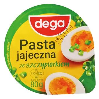 Pasta jajeczna ze szczypiorkiem Dega 80g widok główny