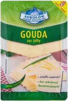 Ser gouda ZM Sokołów plastry 500g widok 1