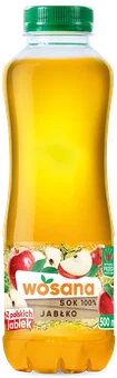Zdjęcie produktu - Sok jabłkowy Wosana 0,5l