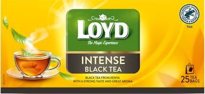 Zdjęcie produktu - Herbata czarna intense Black Loyd 25x2g