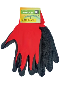 Rękawice robocze czerwone Workmann widok główny 