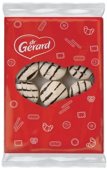 Zdjęcie produktu - Ciastka kremówka dekorowana jagodo Dr Gerard 820g